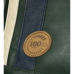 LE MANS Zaino unisex in pelle verde 