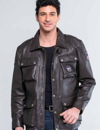 STEVE MCQUEEN Giacca Danny dark brown 