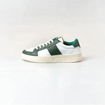 SAINT SNEAKERS Sneakers uomo in pelle Tennis bianche e verdi 