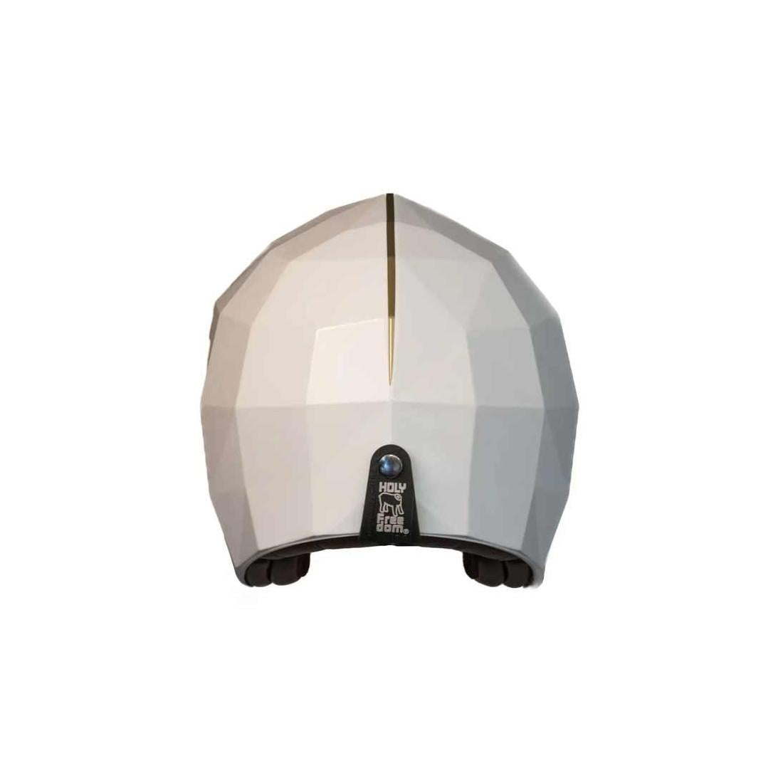 HOLYFREEDOM Casco jet Stealth White Diamond omologato ECE 22.06 