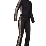 GOLDBERGH Tuta sci donna Goldfinger oro slim fit 