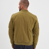 DAYTONA 73 Bomber uomo in cotone verde khaki Corpus 