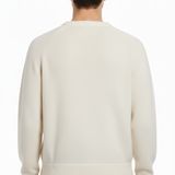 RAKKI Maglione unisex Virgil Steve bianco 