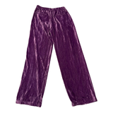 RE-HASH Pantaloni Donna in velluto Porpora 